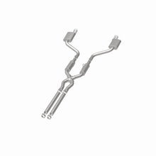 Load image into Gallery viewer, MagnaFlow 11-12 Dodge Charger SRT-8 Hemi Dual Split Rear Exit Stainless Cat-Back Performance Exhaust - 15494