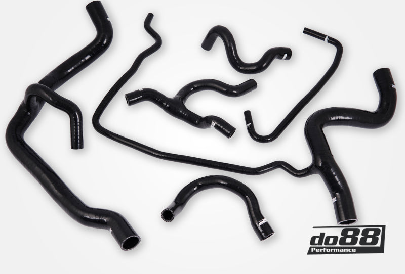 do88 SAAB 9-5 2.0T Turbo4/Turbo4 BioPower 10-11 Coolant Hoses Black - DO88-KIT217S