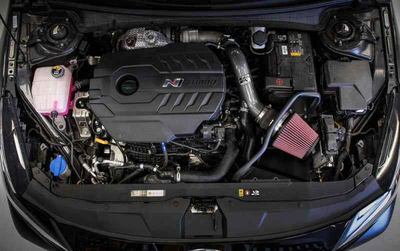 K&N 2022 Hyundai Elantra N 2.0L L4 Silver Typhoon Intake - 69-5329TC