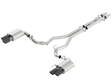 Load image into Gallery viewer, Borla 2018 Ford Mustang GT (A/T / M/T) 3in ATAK Catback Exhaust w/o Valves w/ Black Chrome Tips - 140746BC