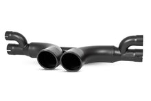 Load image into Gallery viewer, MBRP 14-19 Porsche GT3/GT3RS 3in Center Muffler Bypass 4in Tips - Black Coated - S7607BLK