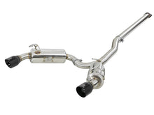 Load image into Gallery viewer, aFe Takeda 3in. to 2.5in. 304 SS C/B Exhaust 08-15 Mitsubishi Lancer EVO I4-2.0L (t) - Black Tips - 49-36701-B