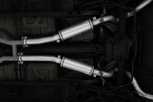Load image into Gallery viewer, MBRP 99-04 Ford Mustang GT 4.6L 2.5in. Dual Split Rear AL Cat Back w/ 3.5in. Dual Wall Blk. Tips - S7221ALBT