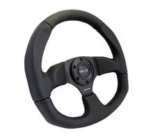 Load image into Gallery viewer, NRG Reinforced Steering Wheel (320mm Horizontal / 330mm Vertical) Leather w/Black Stitching - RST-009R