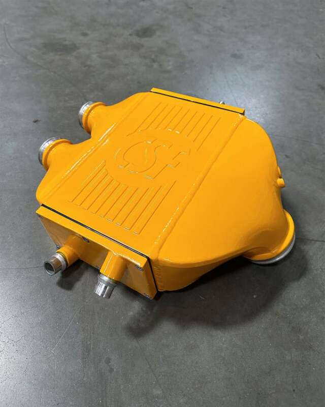 CSF 2014+ BMW M3/M4 (F8X) Top Mount Charge-Air-Cooler - Nitro Yellow - 8082NY