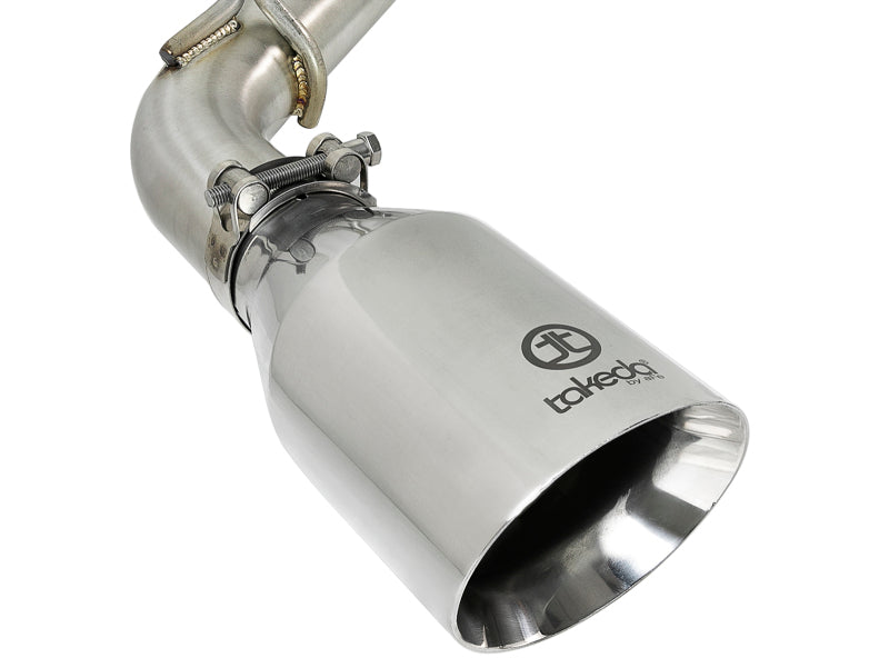 aFe Takeda 2.5in 304 SS Axle-Back Exhaust w/ Polished Tips 16-18 Infiniti Q50 V6-3.0L (tt) - 49-36130NM-P