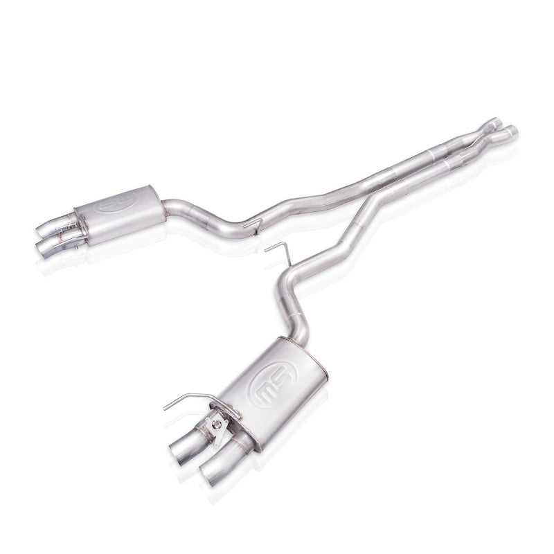 Stainless Works 2015+ Ford Shelby GT350 Redline Performance Connect X-Pipe Catback Exhaust w/Valves - GT350CBXPCR