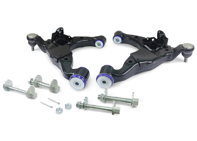 SuperPro 10-23 Toyota 4Runner/Lexus GX460 - KDSS Front Lower Control Arm Set - Camber Adjustable - TRC493