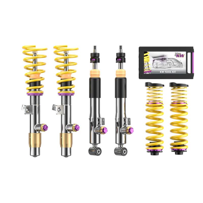 KW Coilover Kit V4 2015+ Mercedes C-Class (W205) AMG C63/C63 S Sedan w/ Electronic Dampening - 3A725081