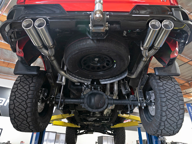 aFe Vulcan Series 3in 304SS Exhaust Cat-Back Exh w/ Pol Tips 2019 GM Silverado / Sierra 1500 V8-5.3L - 49-34105-P