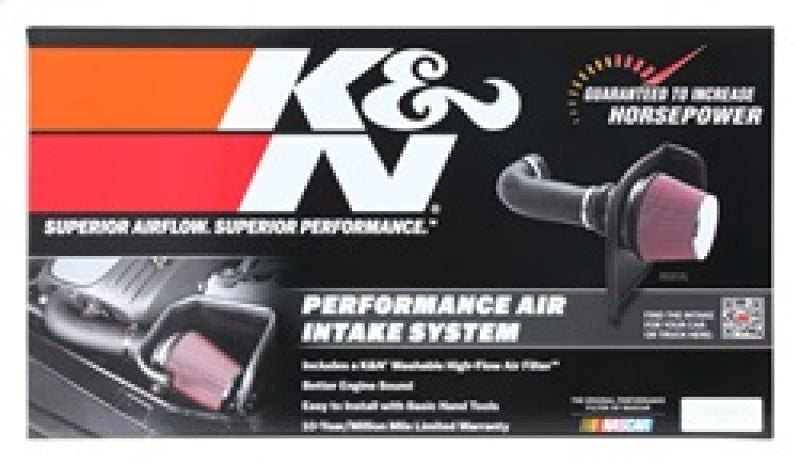 K&N 14-16 Kia Forte Coup L4-1.6L F/I Silver Typhoon Short Ram Intake - 69-5316TS