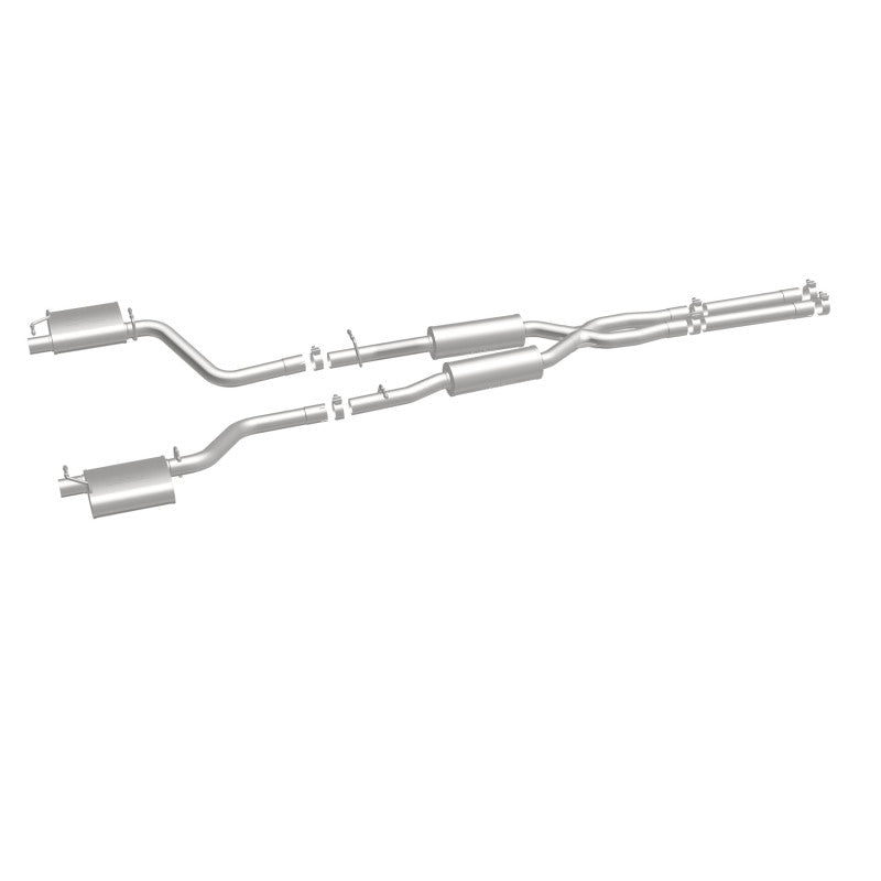 MagnaFlow Cat-Back SS 2.5in Dual Split Rear Exit (OEM Tips) 15-16 Dodge/Chrysler Charger/300 5.7L V8 - 19226