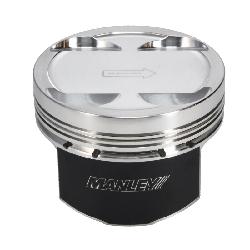 Manley 03-06 EVO VIII/IX 86.5mm-Bore +1.5mm Over Size-10.0/10.5 CR Dish Piston Set with Rings - 619215C-4