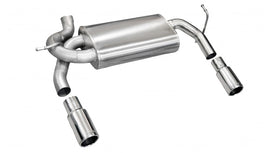 Corsa 2007-2011 Jeep Wrangler 3.8L/12-14 Wrangler 3.6L Polished Sport Axle-Back Exhaust - 24412