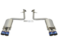 Load image into Gallery viewer, aFe Takeda 16-17 Lexus RC 200T 2.0L (t) 2in. SS Axle-Back Exhaust System w/Polished Blue Tips - 49-36037-L