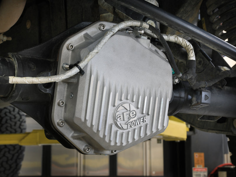 aFe 22-25 Ford Bronco Raptor V6 Rear Diff Cover - Raw w/ Machined Fins - 46-71460A