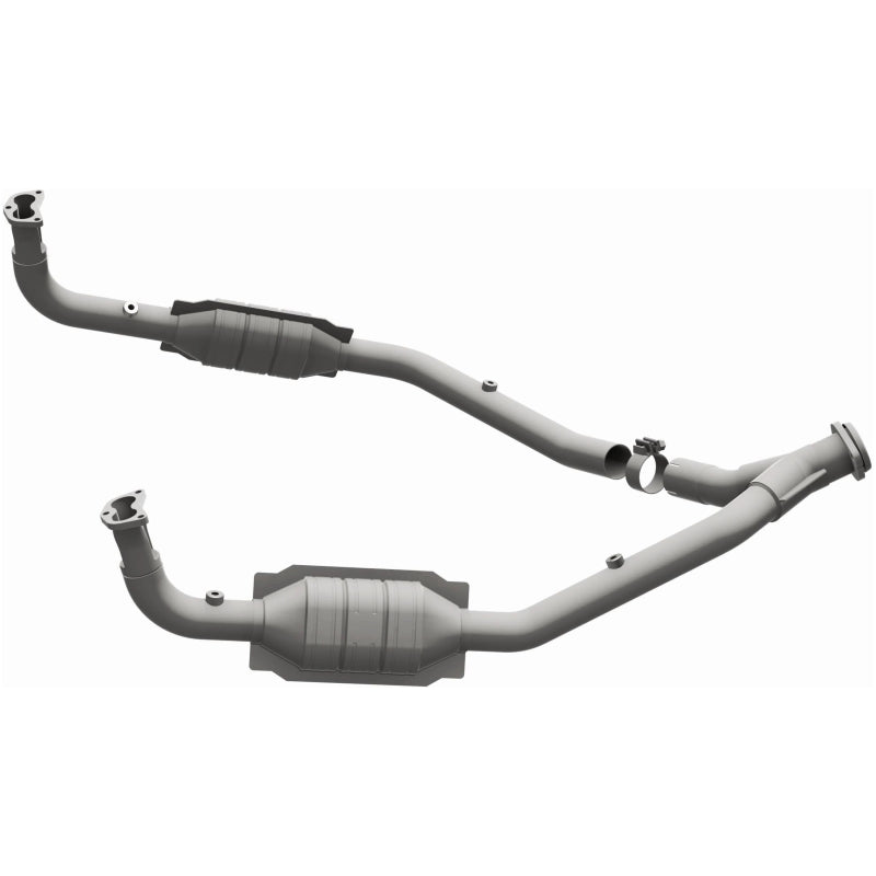 MagnaFlow DF Cat. Conv 97 Land Rover Defender 90 4.0L Y-Pipe Assy / 96-99 Discovery 4.0L Y-Pipe Assy - 93690