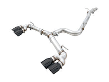 Load image into Gallery viewer, AWE Tuning MK7.5 Golf R Track Edition Exhaust w/Diamond Black Tips 102mm - 3015-43148