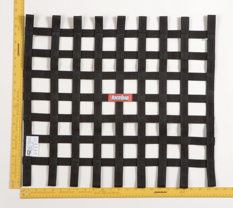 RaceQuip Black 21 X 24 SFI Ribbon Net - 726007