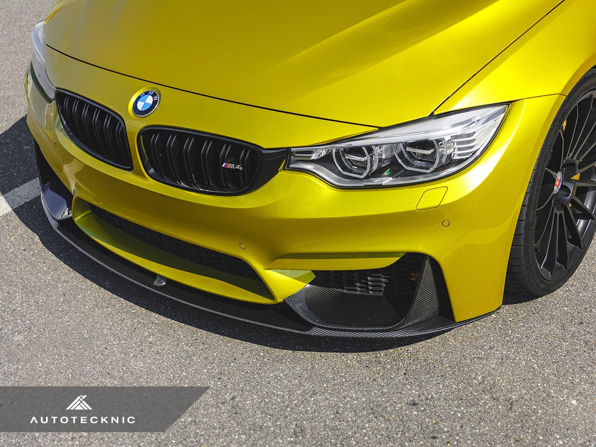 AutoTecknic Dry Carbon Fiber Performante Aero Splitters - BMW F80 M3 | F82 M4