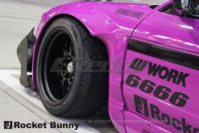 GReddy 89-93 Nissan 240SX Full Rocket Bunny 180/240SX Wide Body Aero Kit w/ Wing - 17020380