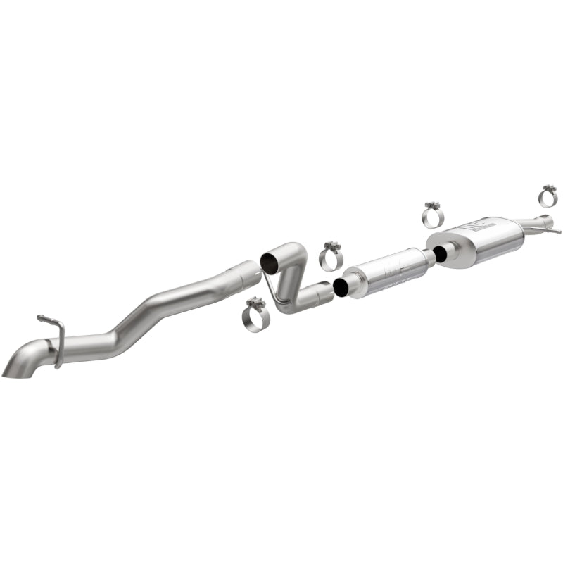 MagnaFlow 12-18 Jeep Wrangler 2.5in Overland Series Cat-Back Exhaust - 19539