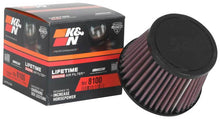 Load image into Gallery viewer, K&amp;N Universal Clamp-On Air Filter 2-1/2in FLG / 4-1/2in B / 3-1/2in T / 3-3/16in H - RU-8100