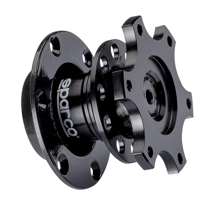 Sparco Steering Wheel Quick Release Tuning Blk - 015R98TU