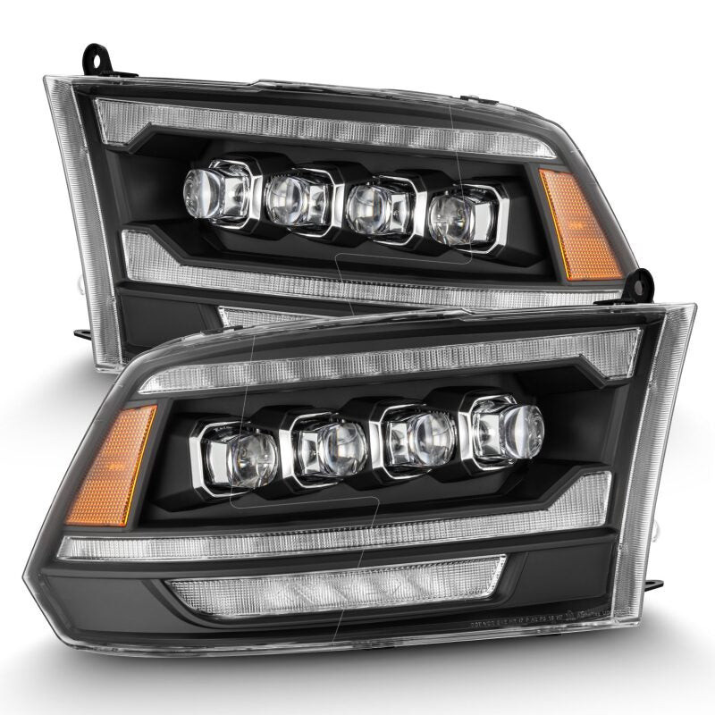AlphaRex 09-18 Ram 2500 NOVA LED Proj Headlights Plank Style Chrome w/Activ Light/Seq Signal/DRL - 880556