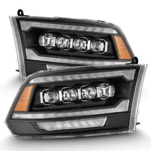 Load image into Gallery viewer, AlphaRex 09-18 Dodge Ram 2500 NOVA LED Proj Headlights Plank Style Design Black w/ Activation Light - 880555