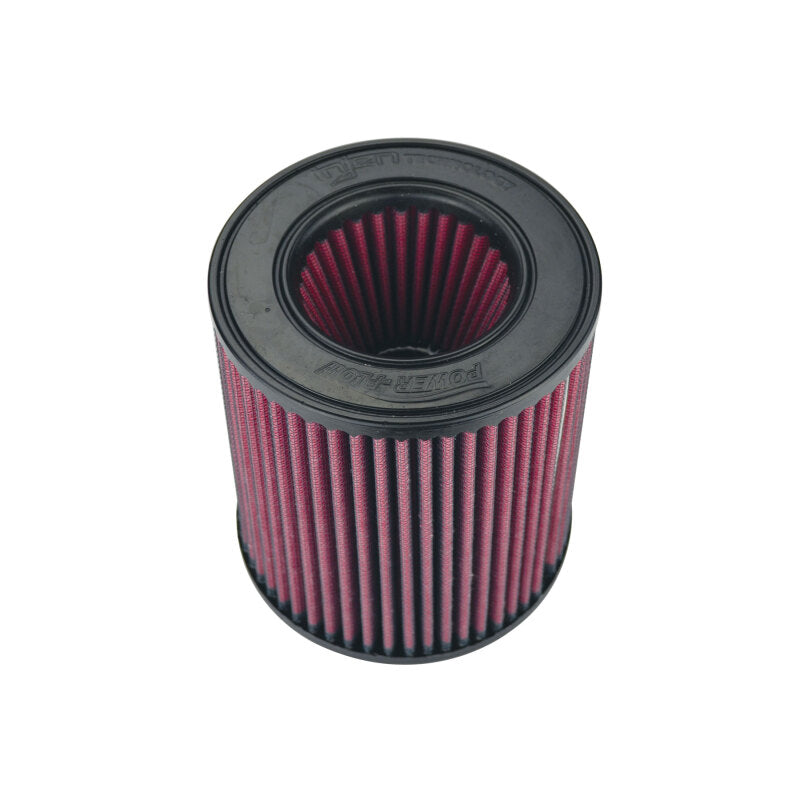 Injen High Performance Air Filter - 3 1/2 Black Oiled Filter 6  Base / 6 7/8 Tall / 5 1/2 Top - X-1021-BR