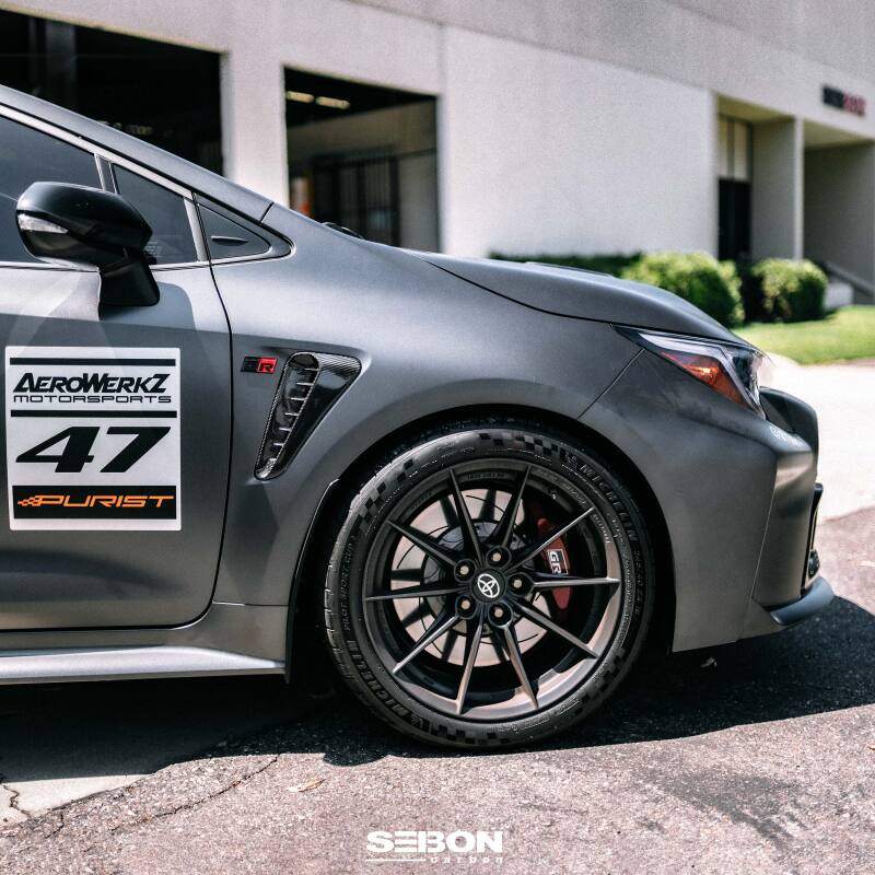 Seibon 2023 Toyota GR Corolla Carbon Fiber Fender Vents - FD23TYGRCOR
