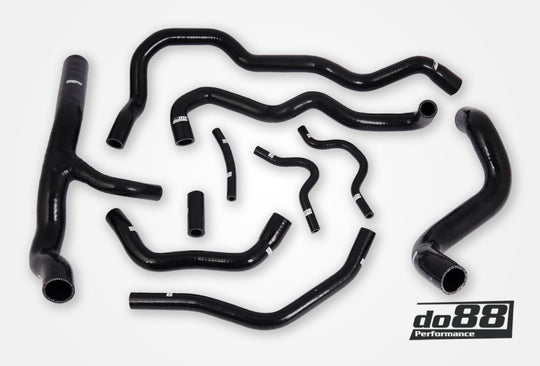 do88 SAAB 9-5 2.8T Turbo6 10-11 Coolant Hoses Black - DO88-KIT216S