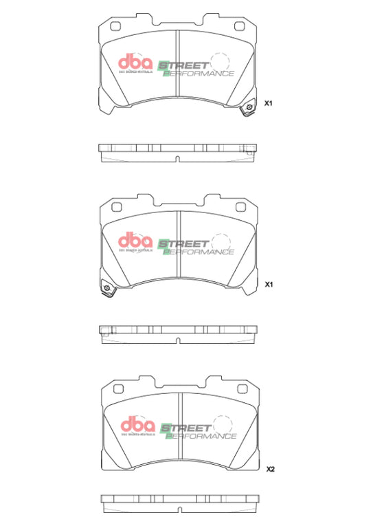 DBA 2023 Toyota Corolla GR SP Performance Front Brake Pads - DB15147SP