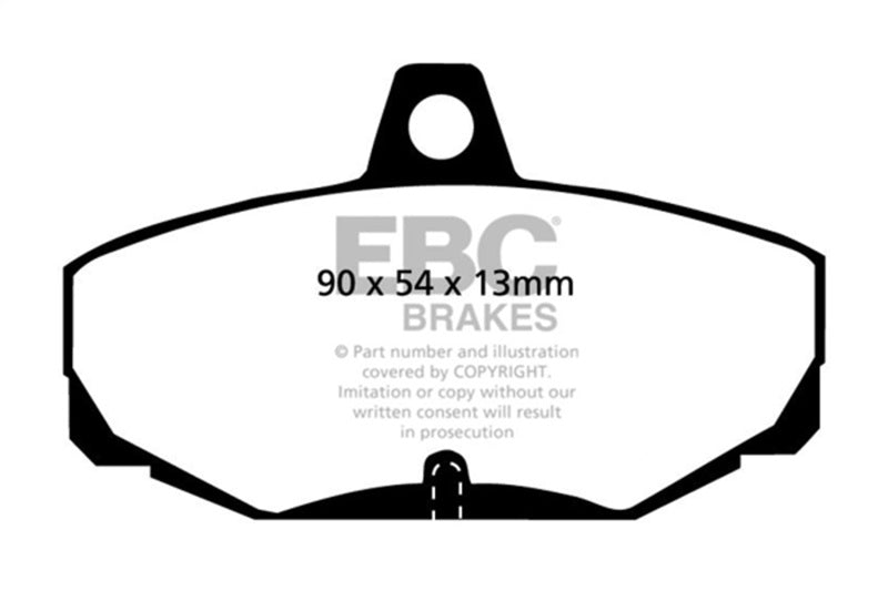 EBC 01-14 Caterham 7 Bluestuff Rear Brake Pads - DP5617B