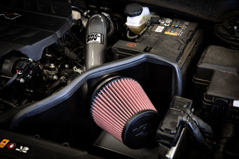 K&N 2022 Hyundai Elantra N 2.0L L4 Silver Typhoon Intake - 69-5329TC