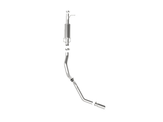 aFe Apollo GT Series 3-1/2in 409 SS Axle-Back Exhaust 17-20 Ford F-250/F-350 w/ Polished Tips - 49-43116-P