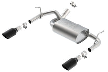 Load image into Gallery viewer, Borla 12-14 Jeep Wrangler JK 2/4Dr Rr Section ATAK Single Square Rlld Angle-Cut Black Chrome Exhaust - 11860BC