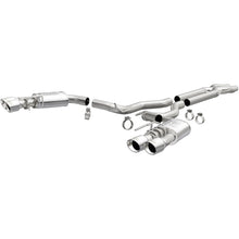 Load image into Gallery viewer, MagnaFlow SYS Cat-Back 2018 Ford Mustang GT 5.0L Competition Dual Exit Polished 4in Tips - 19368