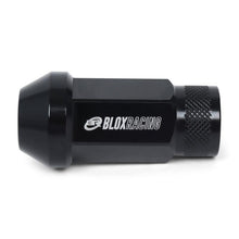 Load image into Gallery viewer, BLOX Racing Street Series Forged Lug Nuts - Black 12 x 1.5mm - Set of 20 (New Design) - BXAC-00104-SSBK
