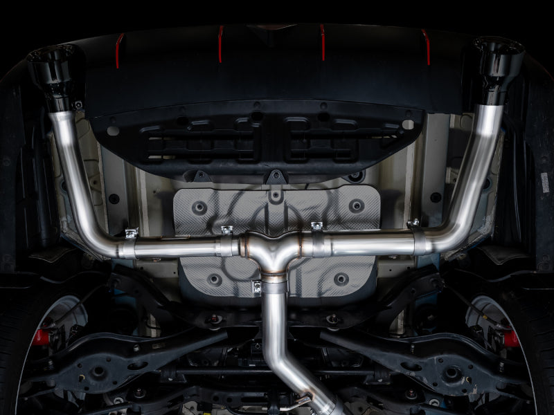 AWE Tuning 22-26 Hyundai Elantra N Track Edition Cat-Back Exhaust - Diamond Black Tips - 3020-33237