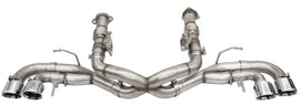 Corsa 20-25 Corvette C8 3in Xtreme Cat-Back Exhaust 4.5in Pol Quad Tips - Integrates stock AFM Valve - 21102