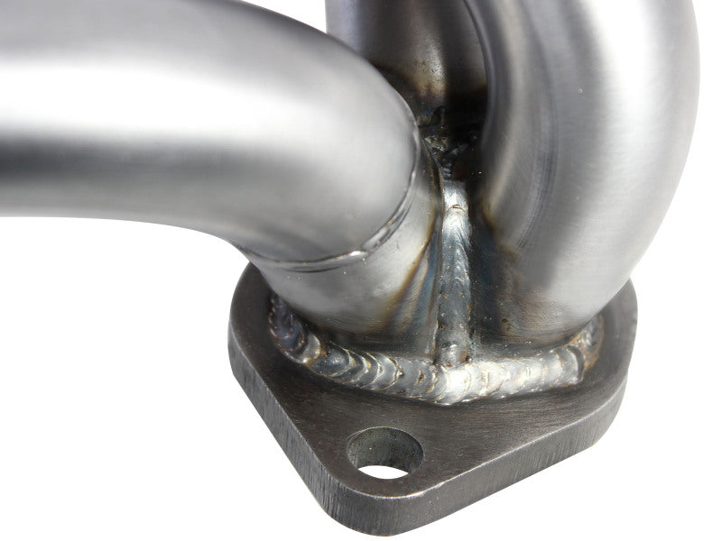 aFe Twisted Steel Header SS-409 HDR Jeep Wrangler JK 07-11 V6 3.8L - 48-46203