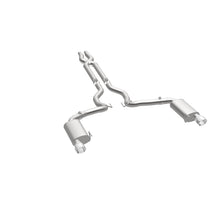 Load image into Gallery viewer, MagnaFlow Cat Back, SS, 3in, Street, Dual Split Polished 4.5in Tips 2015 Ford Mustang GT V8 5.0L - 19100