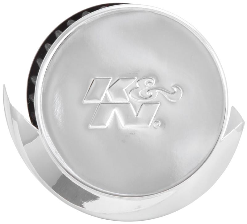 K&N 1.5in Flange ID x 3in OD x 2.5in Height Clamp On Crankcase Vent Filter - 62-1514