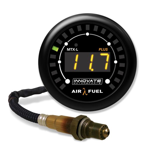 Innovate MTX-L PLUS Digital Air/Fuel Ratio Gauge Kit 3ft w/O2 Sensor - 3924