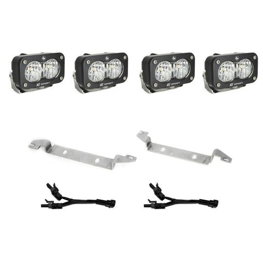 Baja Designs 2025 Toyota 4Runner S2 Sport Fog Pocket Light Kit - Clear - 448280