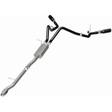 Load image into Gallery viewer, MagnaFlow SYS Cat-Back 3.5in Black Dual Split Rear Tips 14-15 Chevy Silverado/GMC Sierra 4.3L-5.3L - 15360
