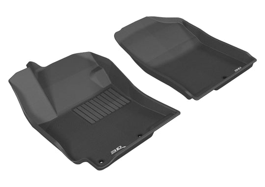 3D MAXpider 2012-2017 Hyundai Accent Kagu 1st Row Floormat - Black - L1HY02211509