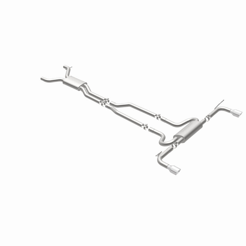 MagnaFlow 07 Audi Q7 V8 4.2L Dual Split Rear Exit Stainless Cat-Back Perf Exhaust - 15085